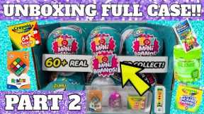 Part 2! UNBOXING FULL CASE Toy Mini Brands Zuru 5 Surprise Blind Bag Toy Opening!!!