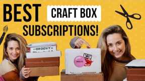 Best Craft Box Subscriptions || Unboxing Craft boxes