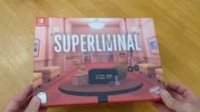 Unboxing Superliminal Collector's Edition for Nintendo Switch (Super Rare Games CE#8)