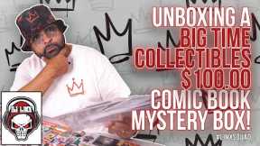 UNBOXING A BIG TIME COLLECTIBLES $100 COMIC BOOK MYSTERY BOX! THE VALUE ON THIS BOX IS INSANE!