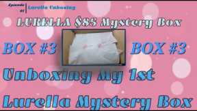 LURELLA Mystery Box #3 | Is it worth the $$$ #lurellacosmetics #unboxing  #mysterybox #makeupaddict