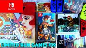 UNBOXING! Transistor Collector's Edition Nintendo Switch Limited Run Games #39