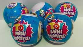 TOY MINI BRANDS WAVE 2 UNBOXING [2021] - Zuru 5 Surprise Mini Brands Mini Toys