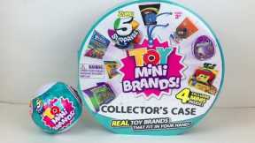 Toy Mini Brands Zuru 5 Surprise Capsule & Collector Case Unboxing & Review