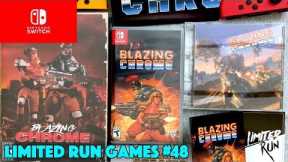 UNBOXING! Blazing Chrome VHS Edition Nintendo Switch Limited Run Games #48