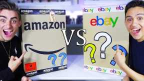 AMAZON MYSTERY BOX VS EBAY MYSTERY BOX! (OMG XBOX SERIES X!?) EPIC CHALLENGE - GIVEAWAY