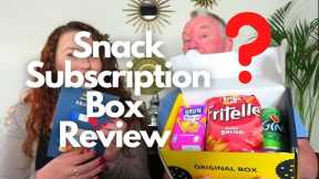 Snack Surprise monthly subscription box review! trying a snack subscription box