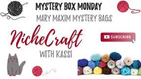 🧶Mystery Box Monday: Mary Maxim Mystery Box Unboxing! 🧶| Nichecraft with Kassi | 📦 August 2022