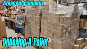 Unboxing this Huge Pallet from a closeout company - Everything is brand new!!!