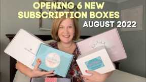 Opening 6 New Subscription Boxes | August 2022 | First Glances and Second Chances
