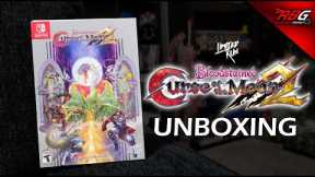 Unboxing Bloodstained Curse of the Moon 2 Classic Edition - Limited Run Games - Red Bandana Gaming