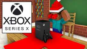 Monster School : UNBOXING XBOX SERIES X AND PS5 CHRISTMAS PRESENT - Minecraft Animation