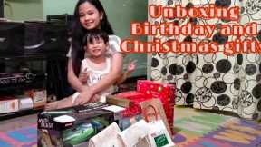 Unboxing Birthday and Christmas gifts