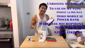 UNBOXING NEW GADGET | IPHONE 13 PROMAX |OSMO MOBILE SE