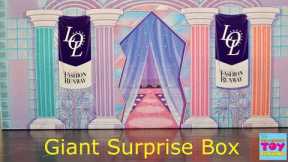 LOL Surprise Winter Fashion Runway Giant Surprise Box Unboxing | PSToyReviews