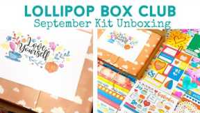 SEPTEMBER KIT UNBOXING | Monthly Kit | Journal & Scrapbooks | LOLLIPOP BOX CLUB | ad