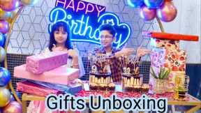 Unboxing of Birthday gifts