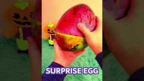 Opening Surprise Egg -  ASMR No Talking Video - An Oddly Satisfying Video - Cracking Halloween Egg