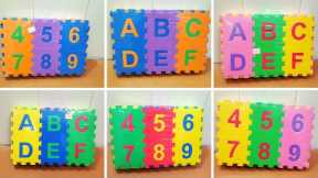 Unboxing and Review of Alphabetis and Numbers Foam Floor Puzzle Multicolour for kids gift