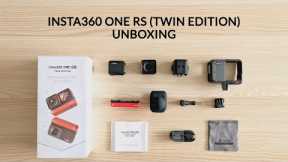 INSTA360 ONE RS (TWIN EDITION) UNBOXING