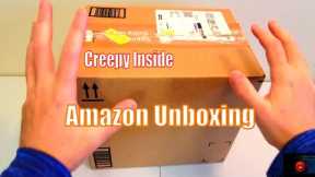 Opening Creepy Amazon Box - Gift Idea - Unboxing ASMR  -  ASMR No Talking Video -  Oddly Satisfying