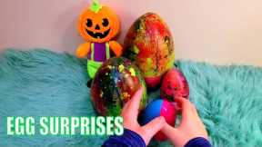 Egg Surprises ASMR - Halloween Egg Surprises - An Oddly Satisfying Video ASMR No Talking Video