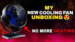 MY NEW GAMING COOLING FAN UNBOXING AND REVIEW FOR BGMI // BEST GAMING COOLING FAN UNDER 500🔥