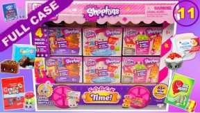 FULL CASE! UNBOXING SHOPKINS REAL LITTLES SNACK TIME!! REAL LITTLES FRIDAY #11!