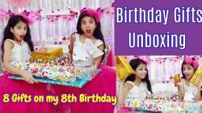 Birthday gifts unboxing | Birthday gifts ideas for girl | Birthday morning present opening | Ojasyaa