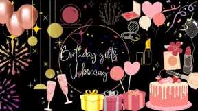 21st birthday ke 21 gifts unboxing part2 #21birthday #giftopening #part2 #glossysmiles