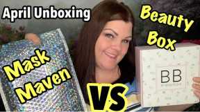 Beauteque Monthly Beauty Box VS Mask Maven //  April 2020 Unboxing