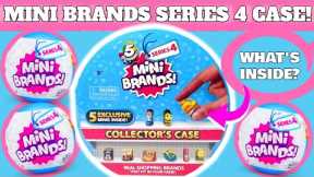 Unboxing Mini Brands Series 4 Collector's Case! Opening Zuru 5 Surprise Blue Case!