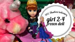 Girl 2-4 | Frozen Doll | OCC Shoebox Unboxing