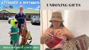 First birthday video for baby boy + Unboxing Gifts I Bormann Family Vlog