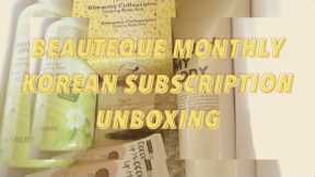 March 2020 BEAUTEQUE MONTHLY KOREAN SUBSCRIPTION BOX