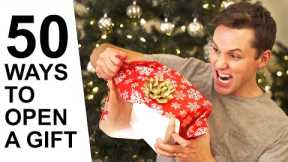 50 Ways to Open a Christmas Gift