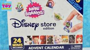 5 Surprise Mini Brands Disney Store Edition Advent Calendar Unboxing Review | PSToyReviews