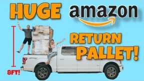 We Bought An Amazon Returns Pallet For $650 - Unboxing $4000 In MYSTERY Items!