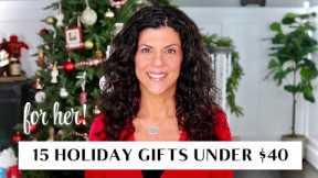 15 BUDGET FRIENDLY GIFTS FOR HER 2022 | $40 & UNDER GIFT GUIDE | GIVEAWAY!