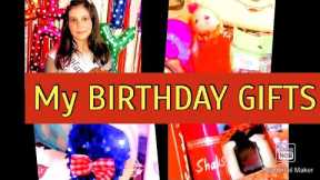 My birthday Gift Unboxing🎁  birthday gift unboxing vlog by Zahra Naveed