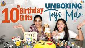 10th Birthday 10+ gifts || Unboxing || Toys mela ||  RJ Kajal || Tamada media
