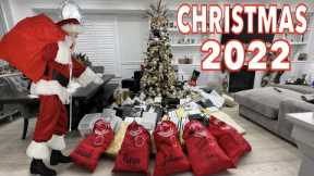 CHRISTMAS MORNING OPENING PRESENTS 2022 ( Santa Was Here )