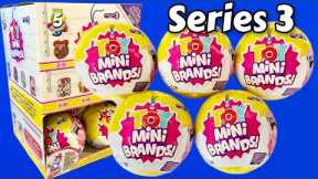 NEW!!! OPENING TOY MINI BRANDS SERIES 3 | UNBOXING 5 SURPRISE BALLS