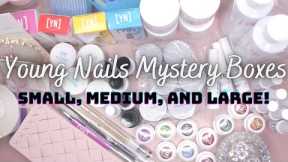 Young Nails Mystery Boxes 2022 | Small, Medium, & Large |  Unboxing all 3 | Was it Worth it?