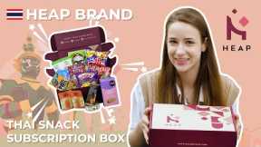 FIRST EVER Premium Thai Snack Subscription Box! Unboxing Heap Brand's AMAZING THAILAND Welcome Box 🎁
