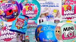 Unboxing SO MANY BLIND BAGS! Toy Mini Brands! Mini Brands Series 3! L.O.L Surprise! Doorables!