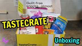 TASTECRATE Snack Subscription Unboxing! Healthy, Unique and Hard-To-Find Snacks! #LeighsHome