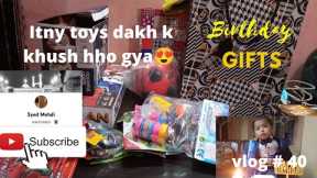 unboxing the birthday gifts | ali ko kiya kiya presents mily 😘