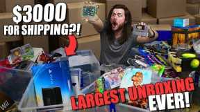 Largest Video Game Collection Unboxing Ever! *$3000* IN SHIPPING!