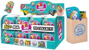 UNBOXING VIDEO 5 Surprise Mini Brands Mini Toys | Miniature Collections